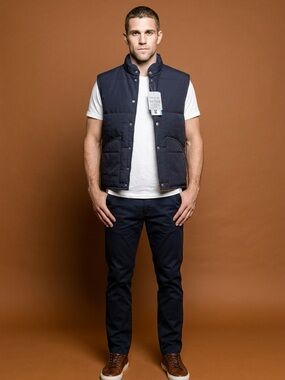 Vintage Dacron 80's/90's Snap 'N' Wear Mens USA Quilted Insulated Vest Size XS